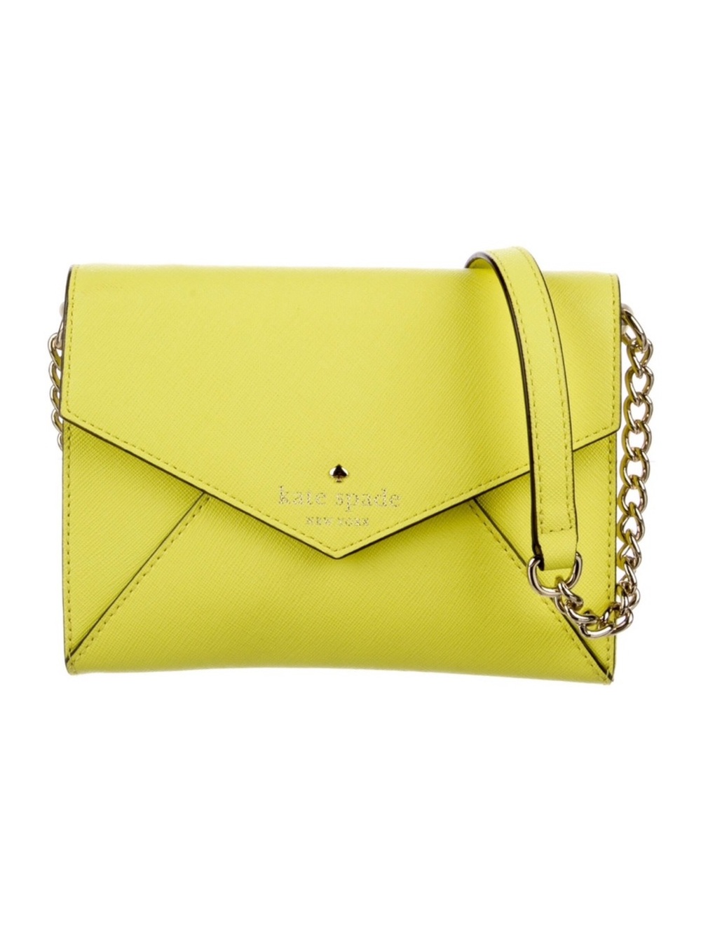 Kate Spade neon crossbody clutch
